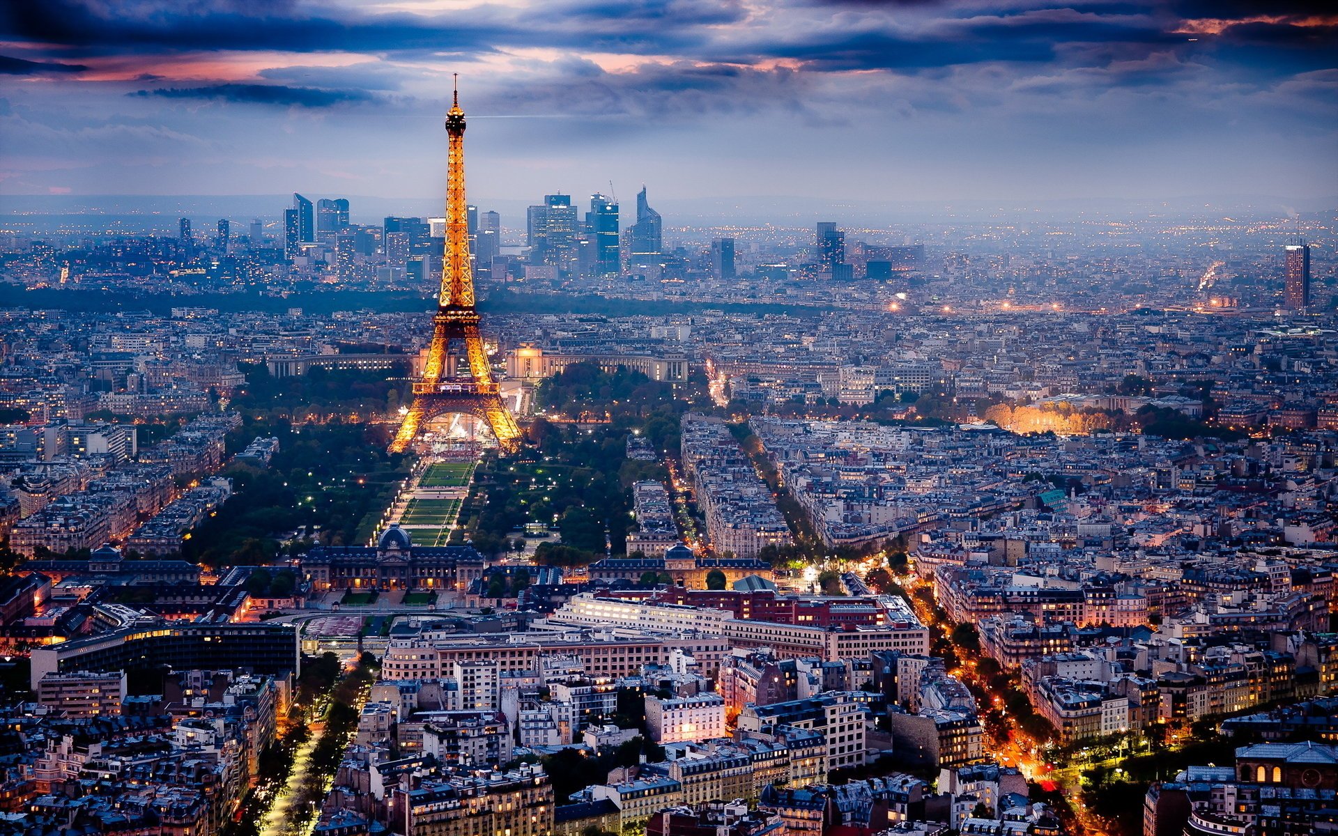 parís ciudad noche