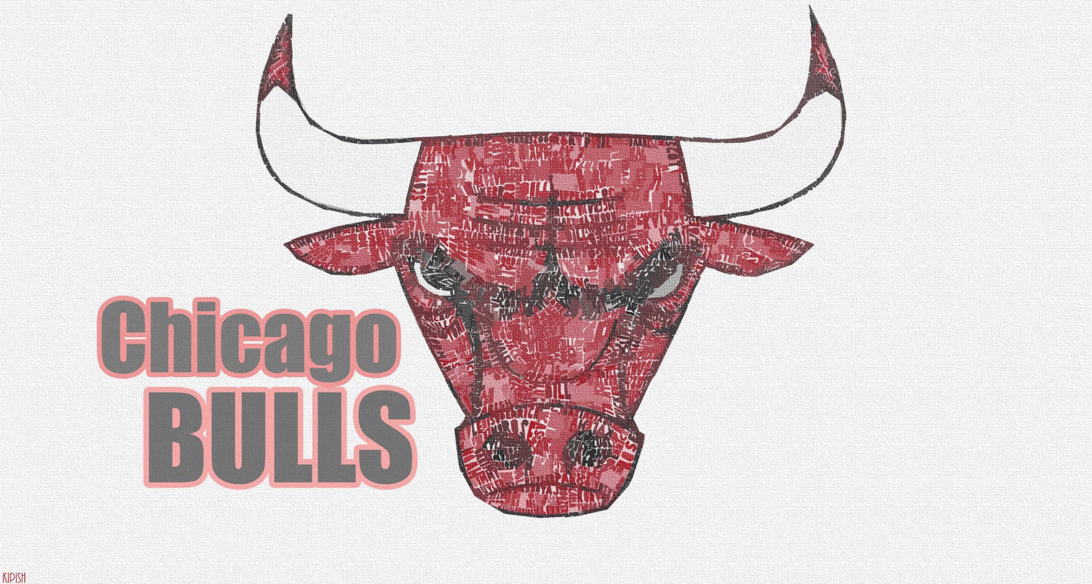 koszykówka nba logo tło chicago bulls byki