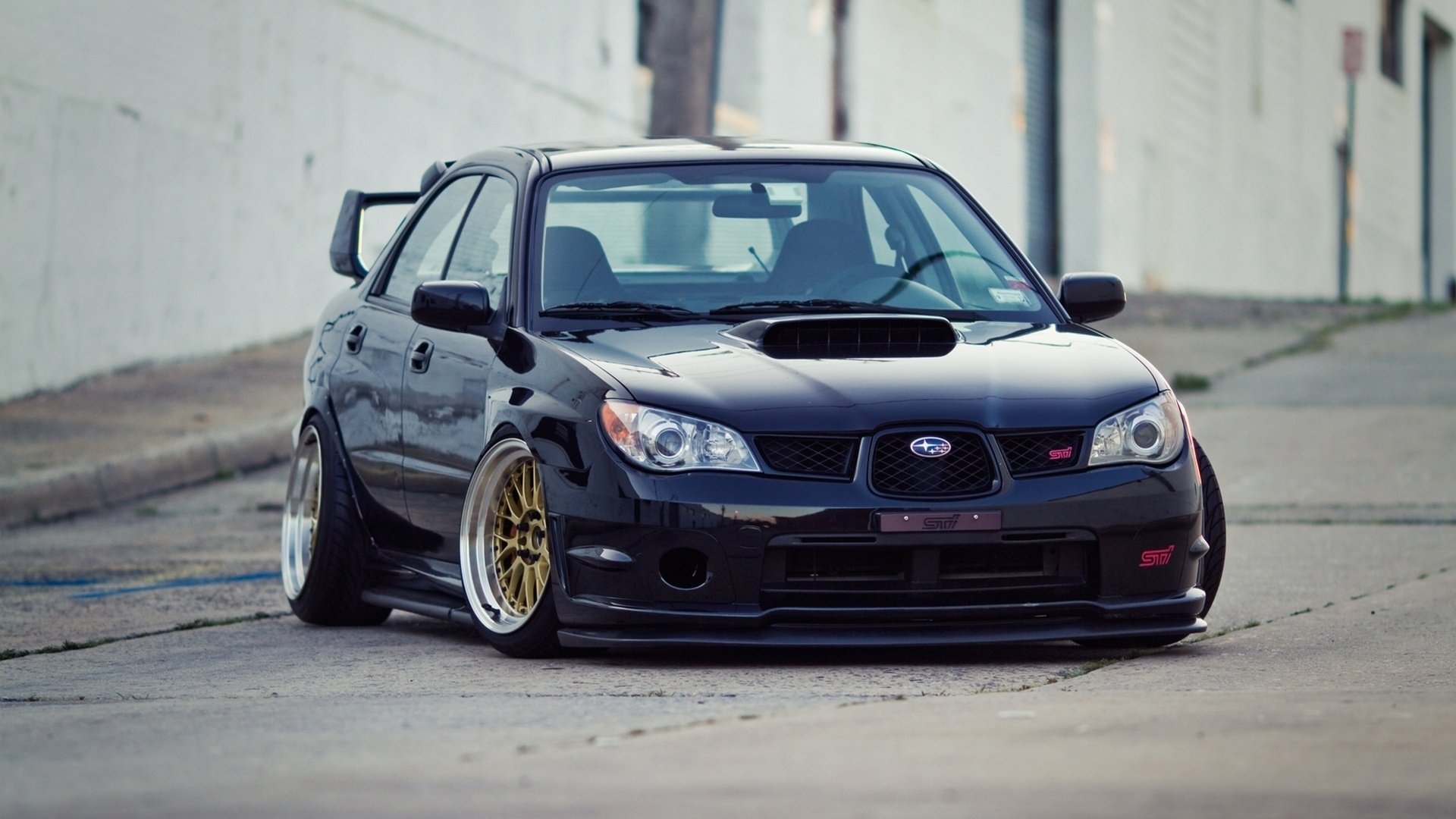 lammed car japan low wallpapers tuning auto sti impreza subaru