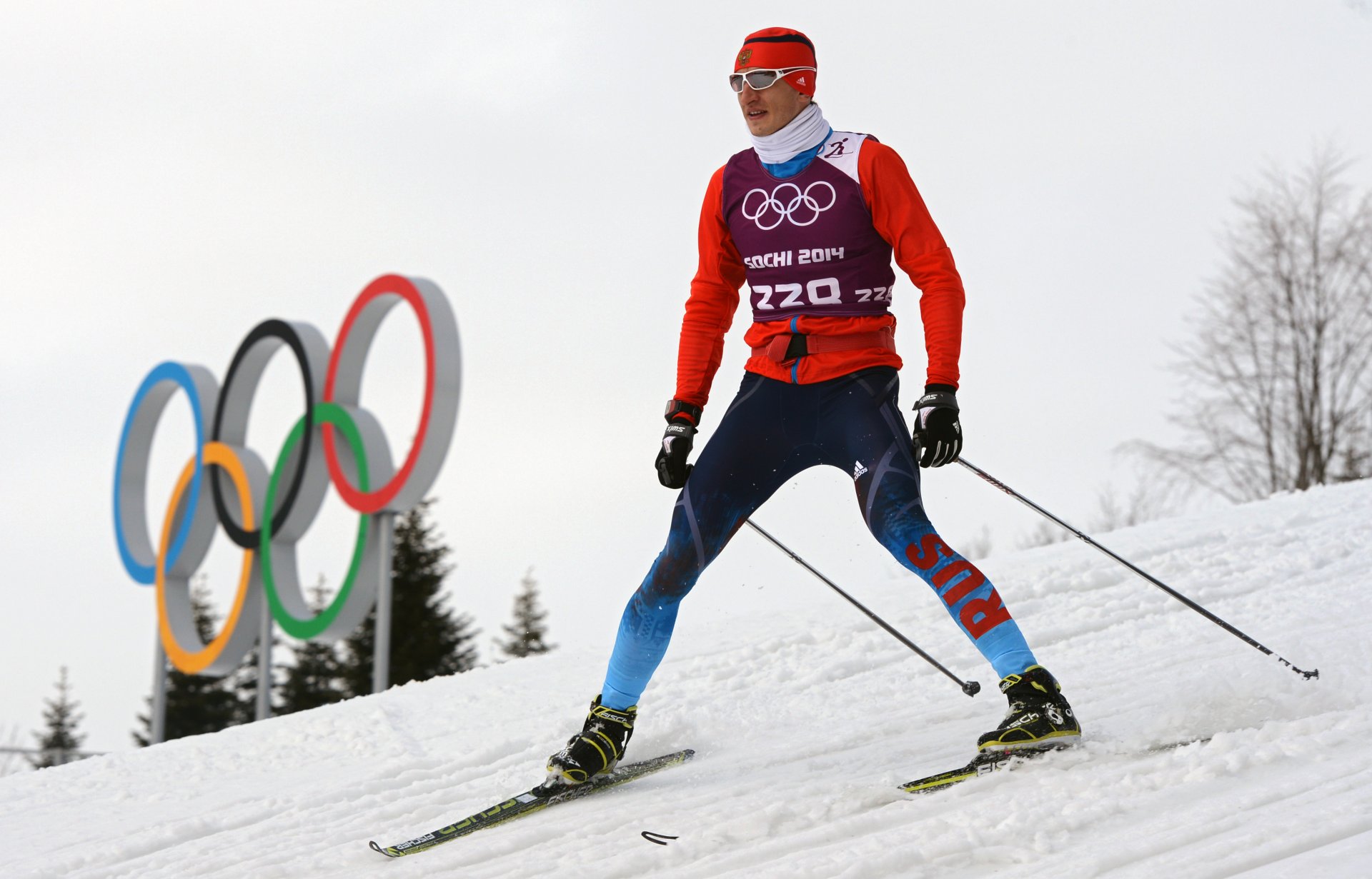 alexander legkov silver medalist sochi 2014 sochi 2014 winter olympic games xxii winter olympic games sochi 2014 russia skier snow olympic ring