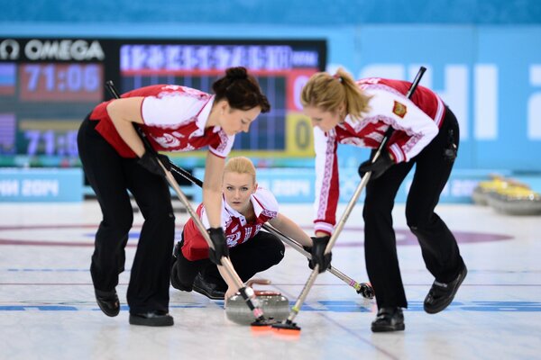 Winter Olympics , Curling , Girls