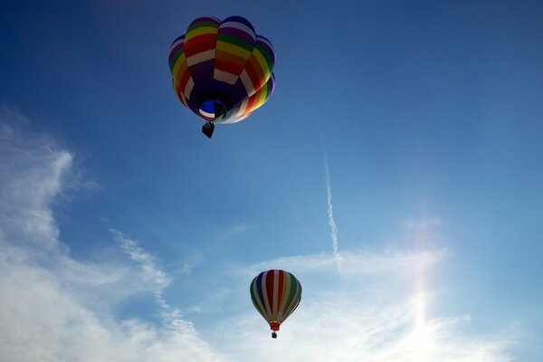 Sport am Luftballonhimmel