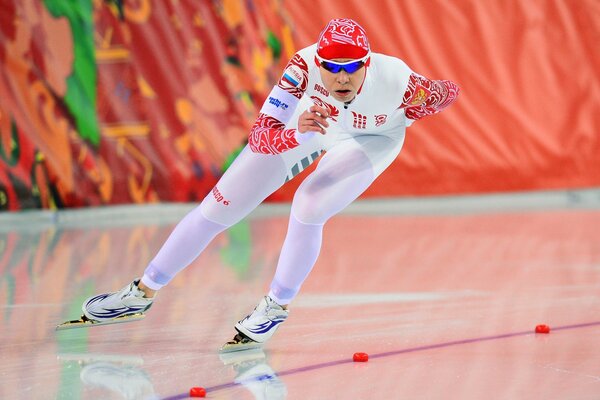 Yulia Sokolova at the Sochi 2014 Winter Olympics