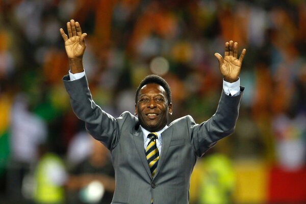 Photo du roi du football pelé