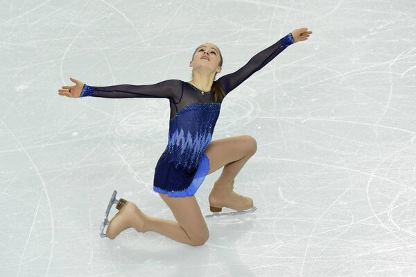 Figure skater Yulia Lipnitskaya in Sochi 2014