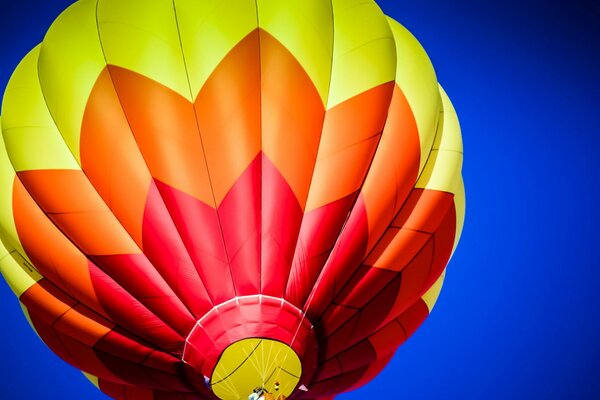 Vol d un ballon lumineux dans le ciel