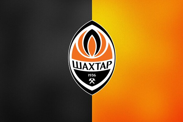 The logo of the Shakhtar football club