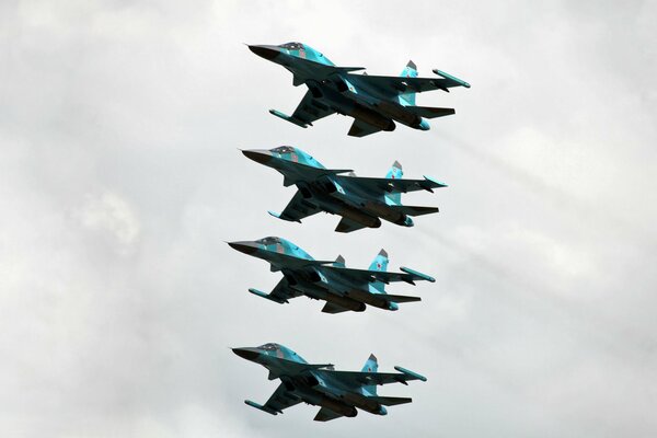 Russian military front-line bomber SU-34