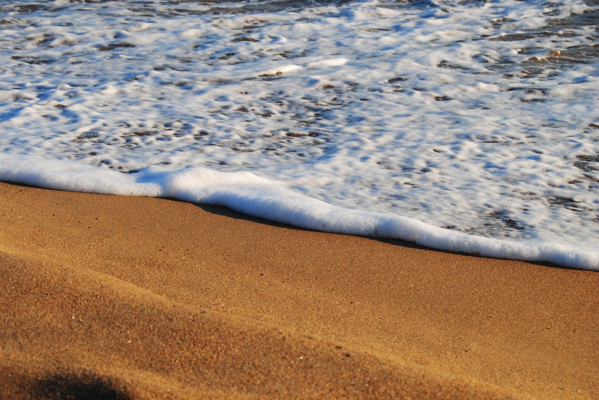 meer strand schaum sand