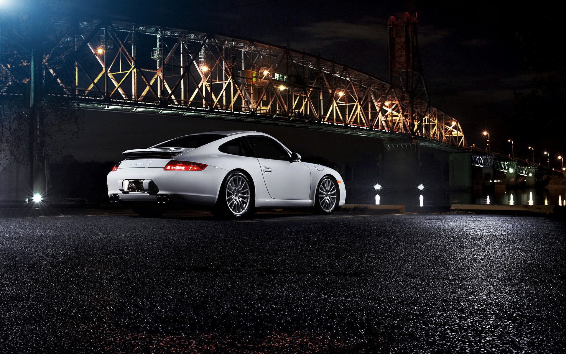 porsche porsche 911 carrera pont nuit