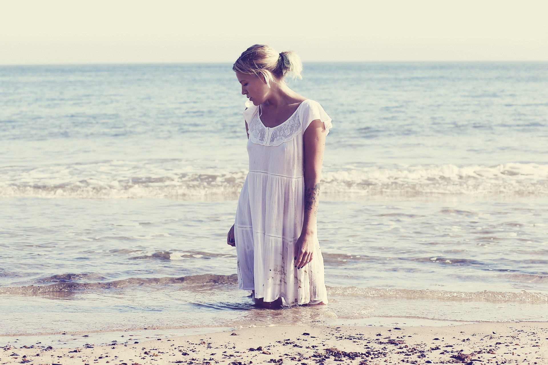 mädchen meer sommer stimmung