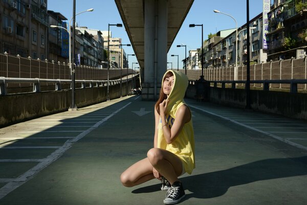 Girl Street Bridge T-shirt