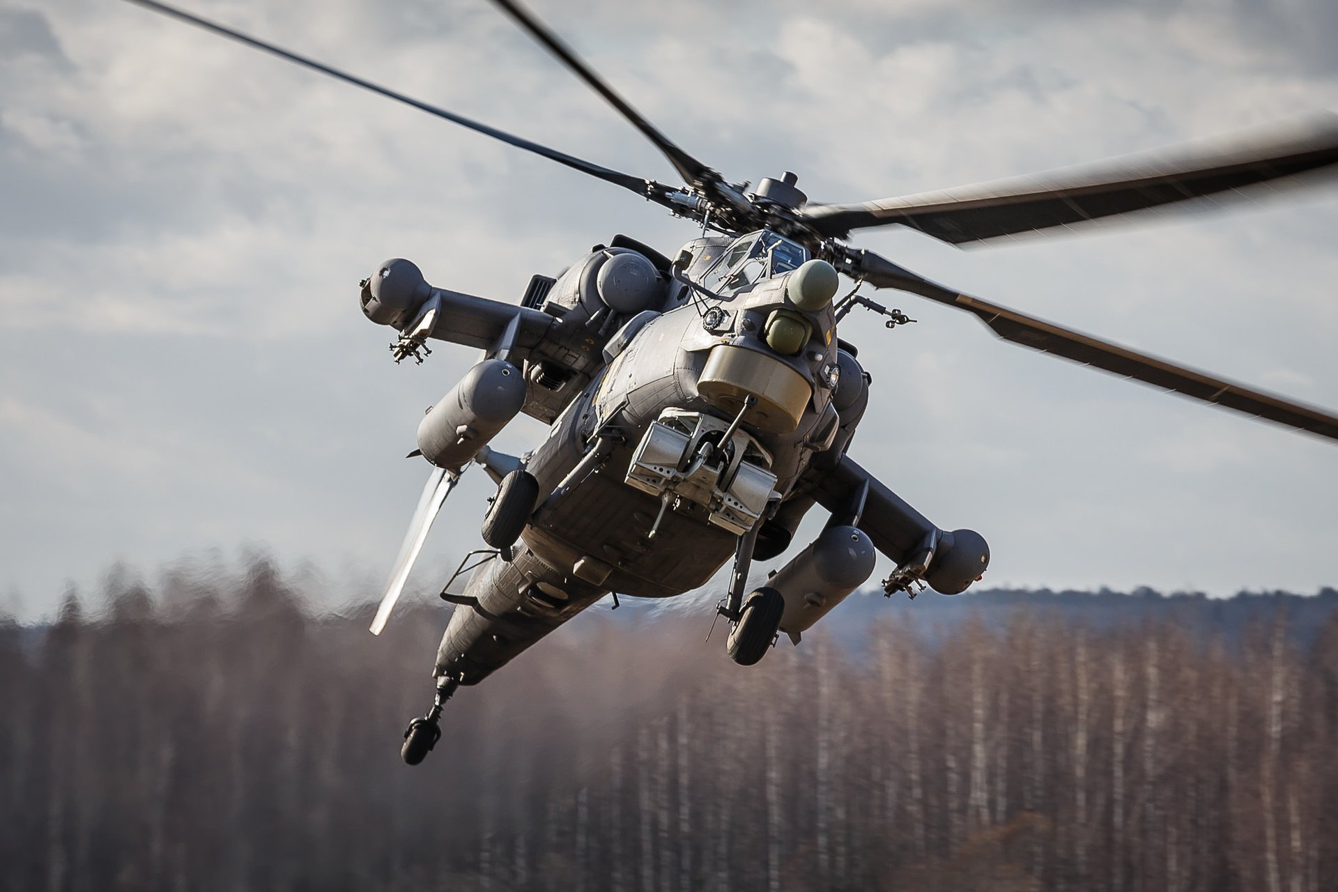 russian flight shock helicopter mi-28