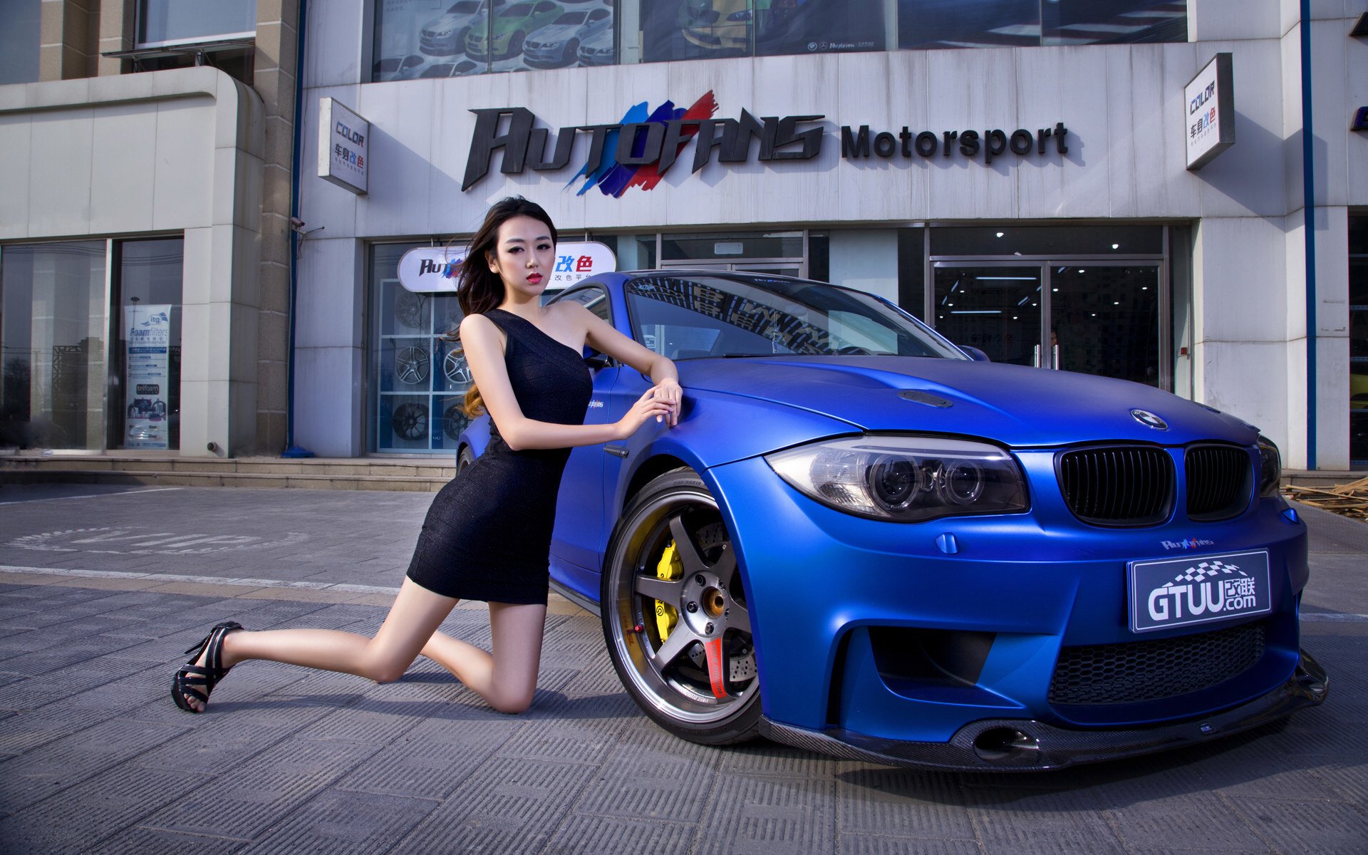 dziewczyna bmw m1 azjatka koreański modele model samochód auto samochód