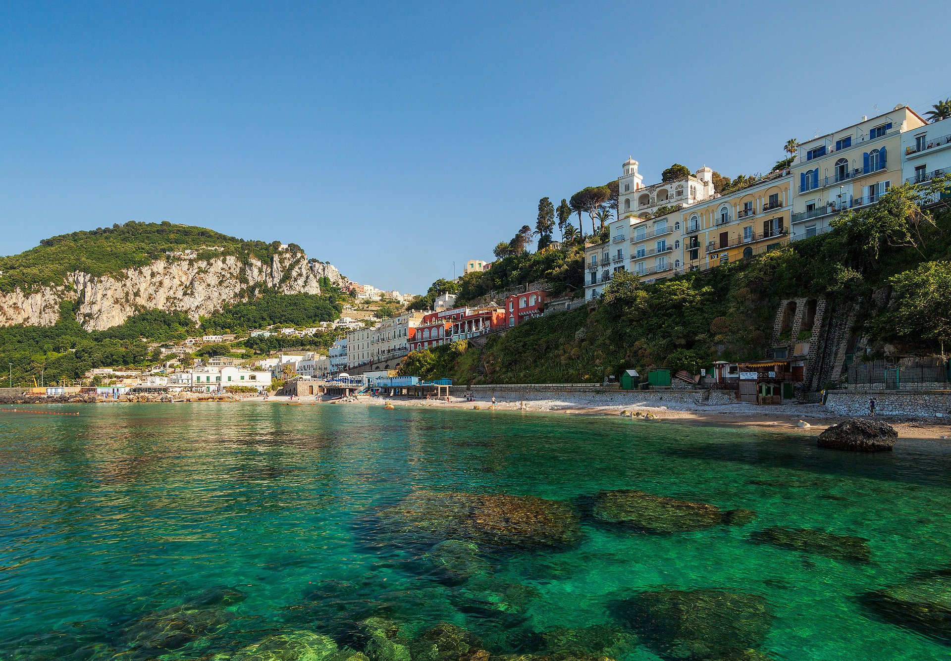 анакапри anacapri capri капри porto marina grande остров город italy