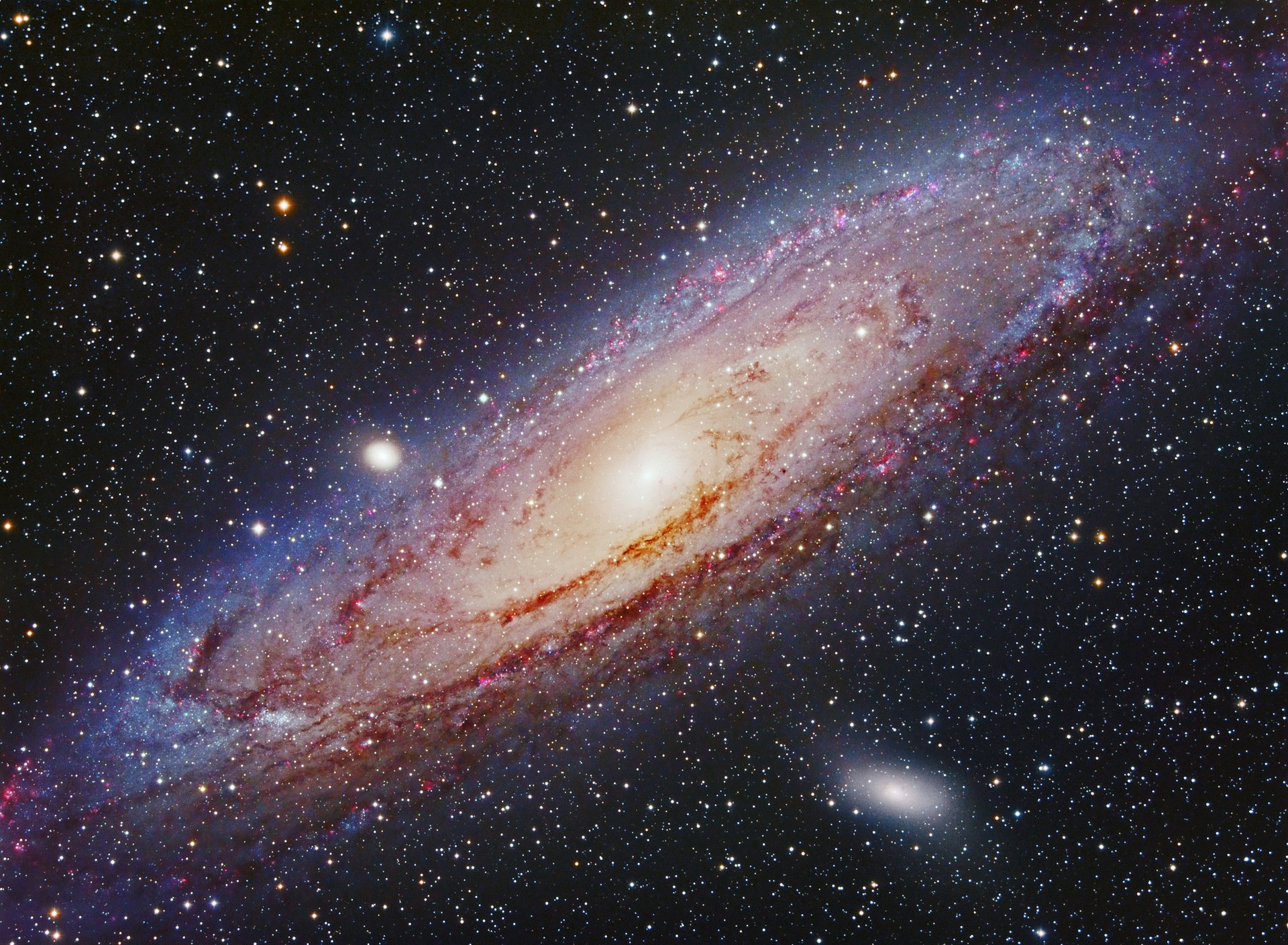 galaxie m31 étoiles espace