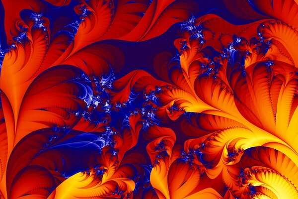Autumn wallpaper colored whirlwinds