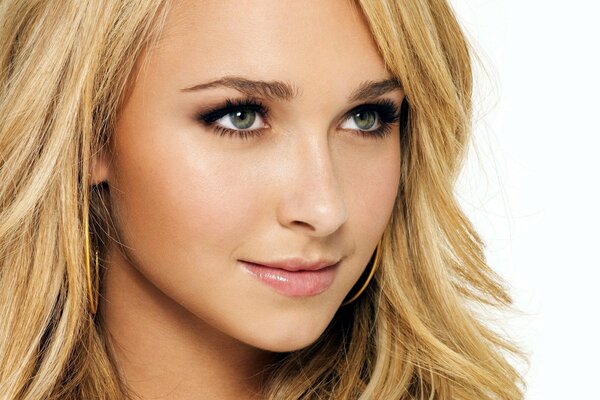 Hayden panettiere auf einem Nahaufnahmen-Foto