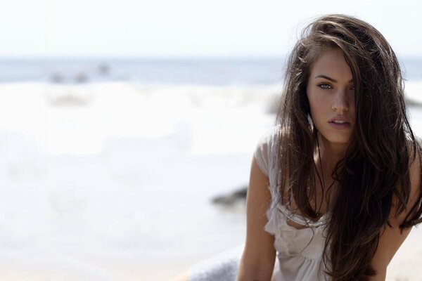 Brunette girl portrait