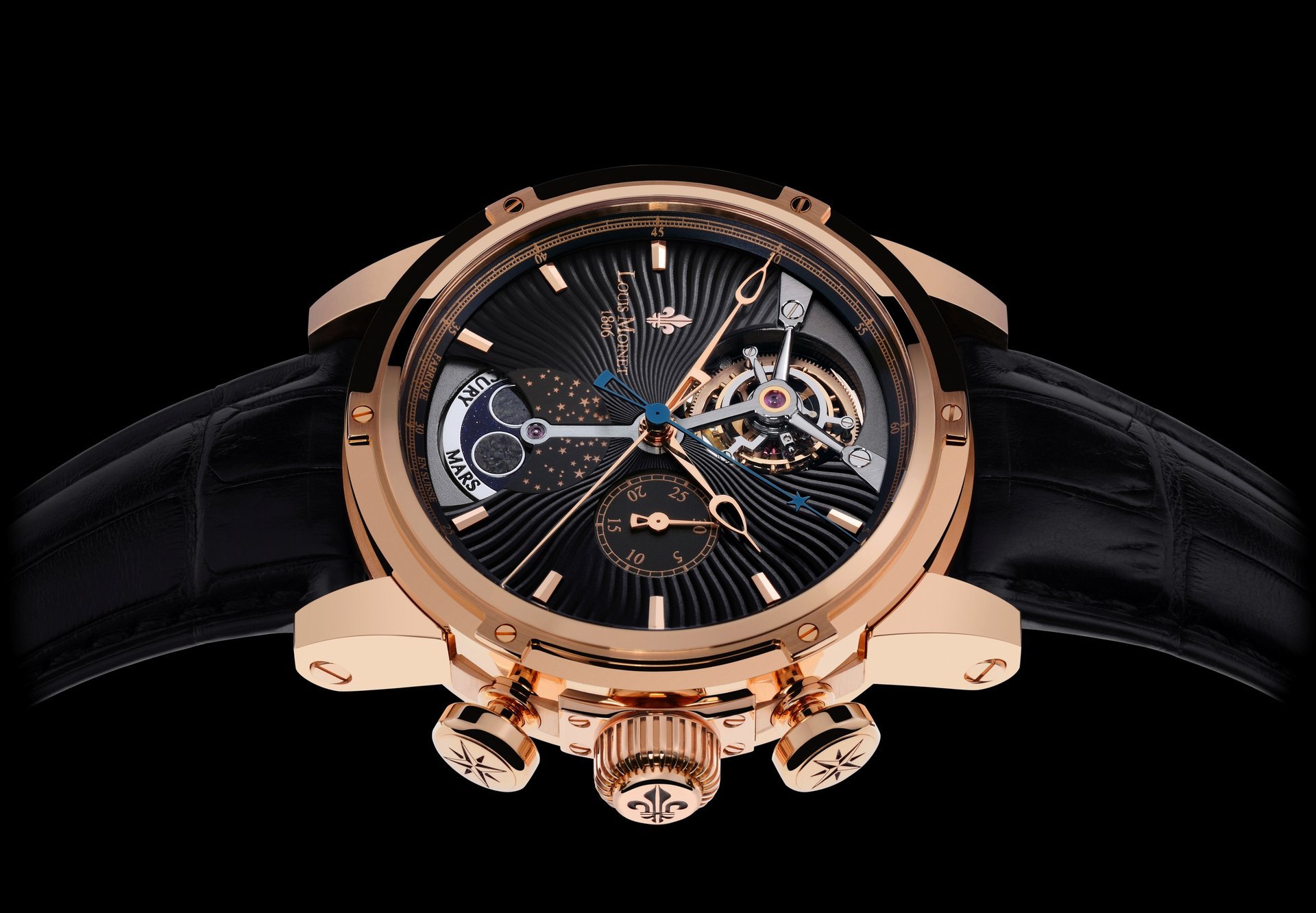 saint-blaise astralis louis moinet louis moinet chronograph mars orologio