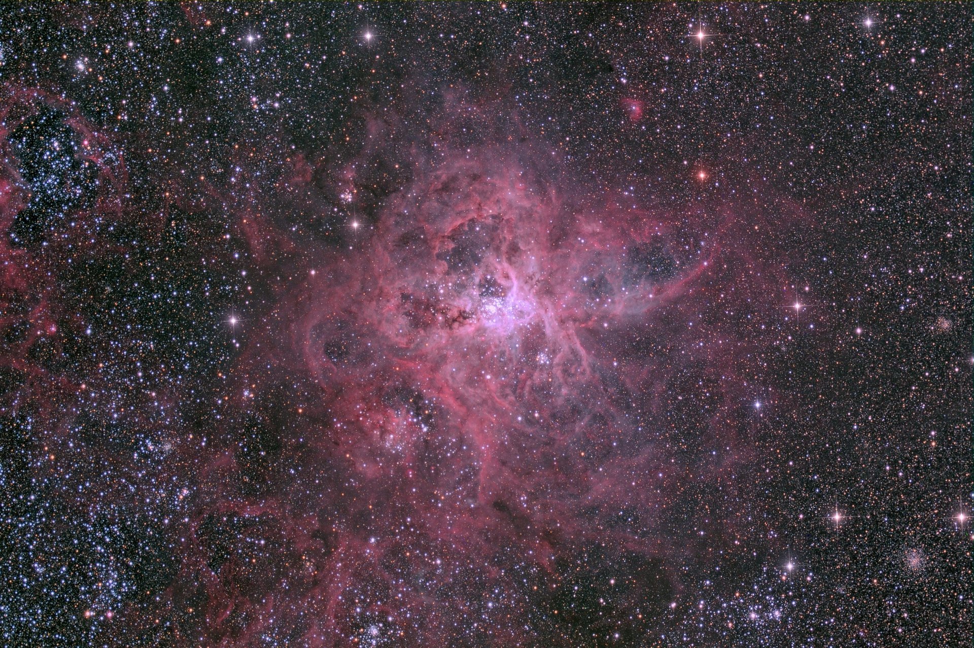 estrellas nebulosa espacio