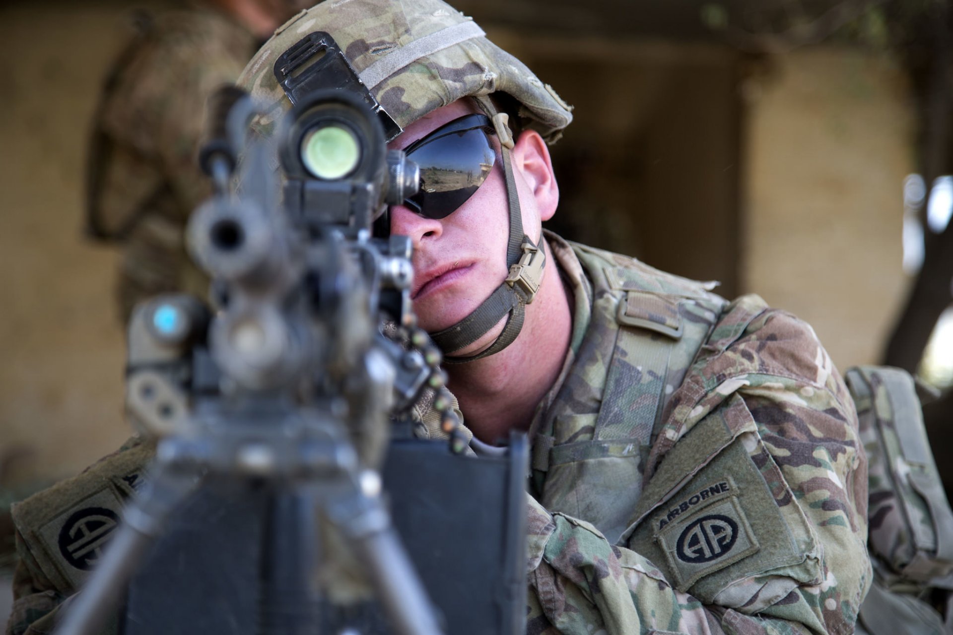 armée des états-unis soldats armes