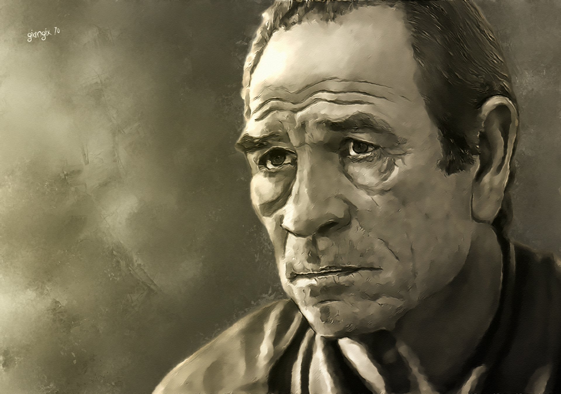 tommy lee jones actor face