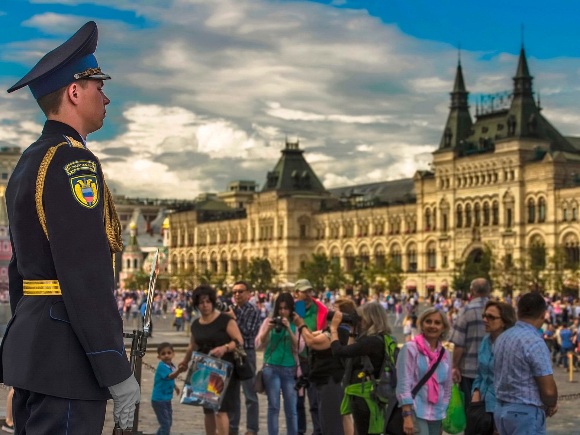 regimiento presidencial moscú guardia