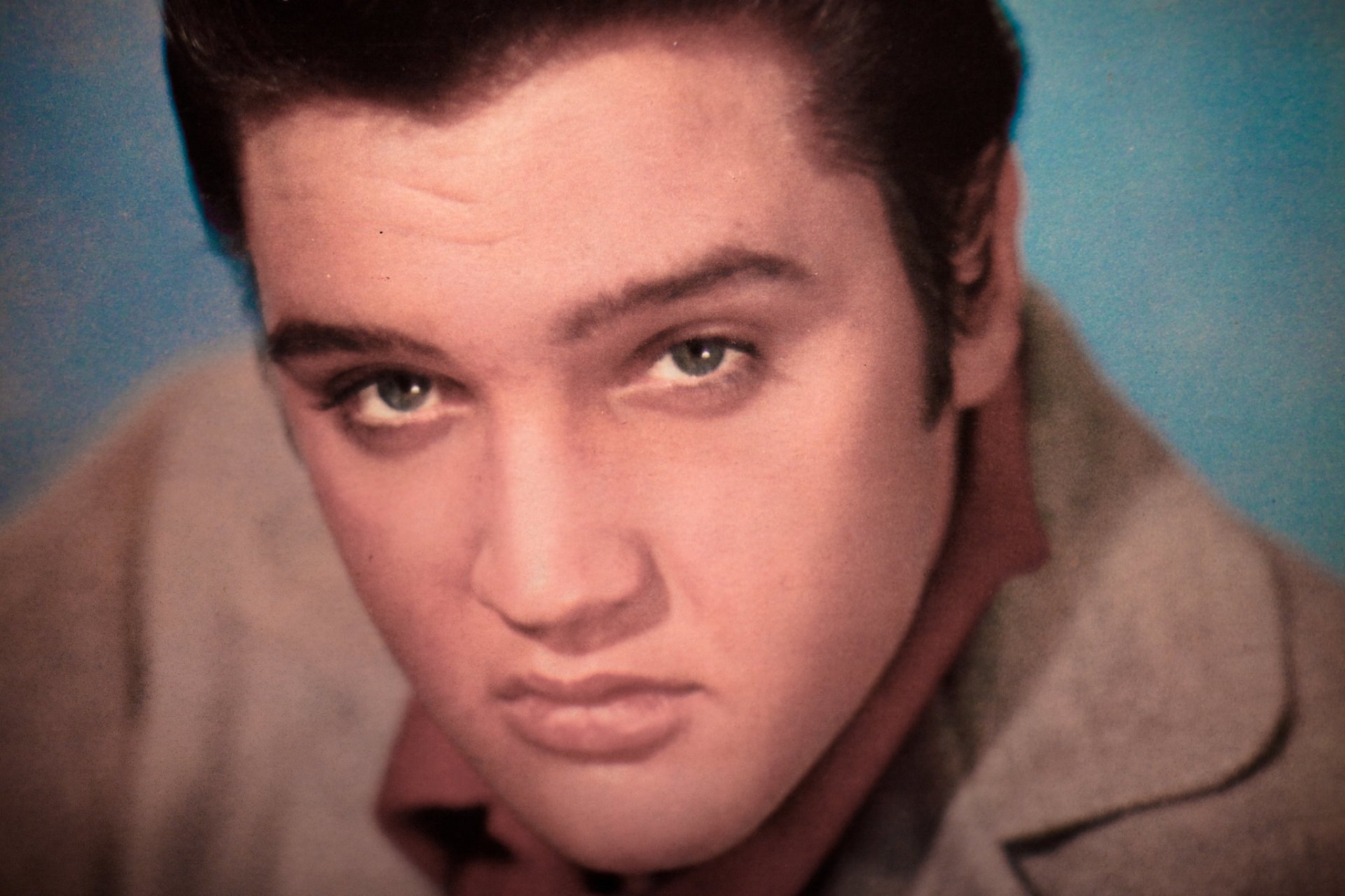 elvis presley elvis presley rock and roll musicien chanteur visage regard