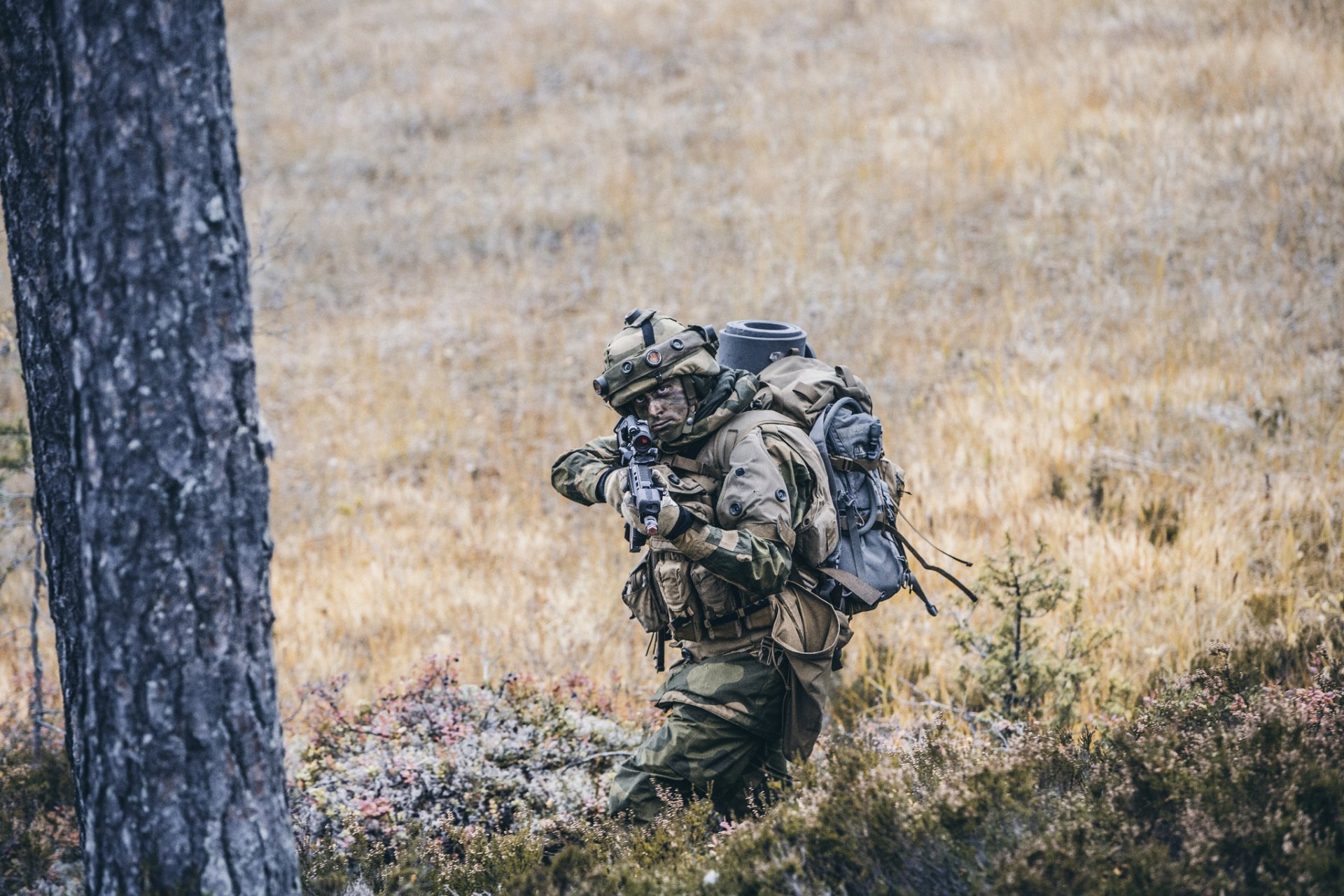 armée norvégienne soldat arme