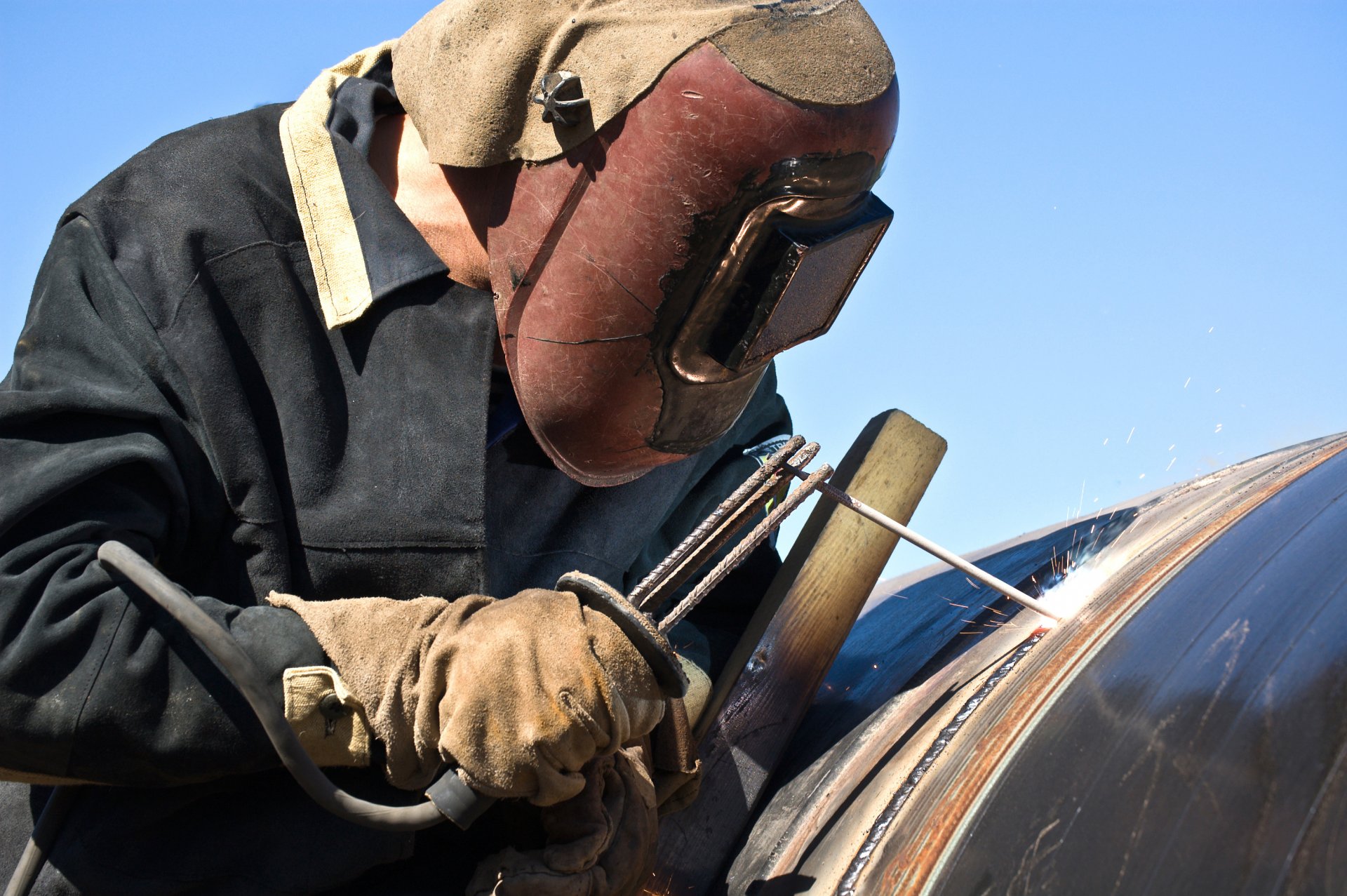 welder laborer worker personal protective equipment