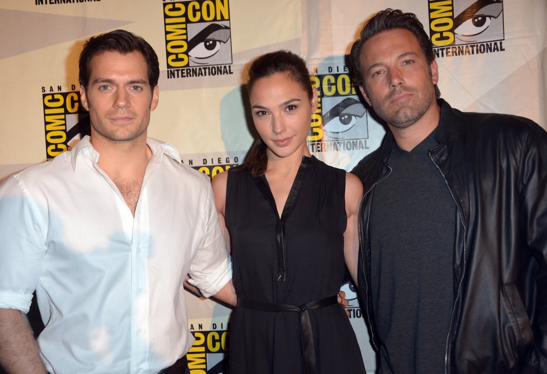 actores henry cavill gal gadot gadot ben affleck presentación batman v superman: dawn of justice batman v superman: dawn of justice