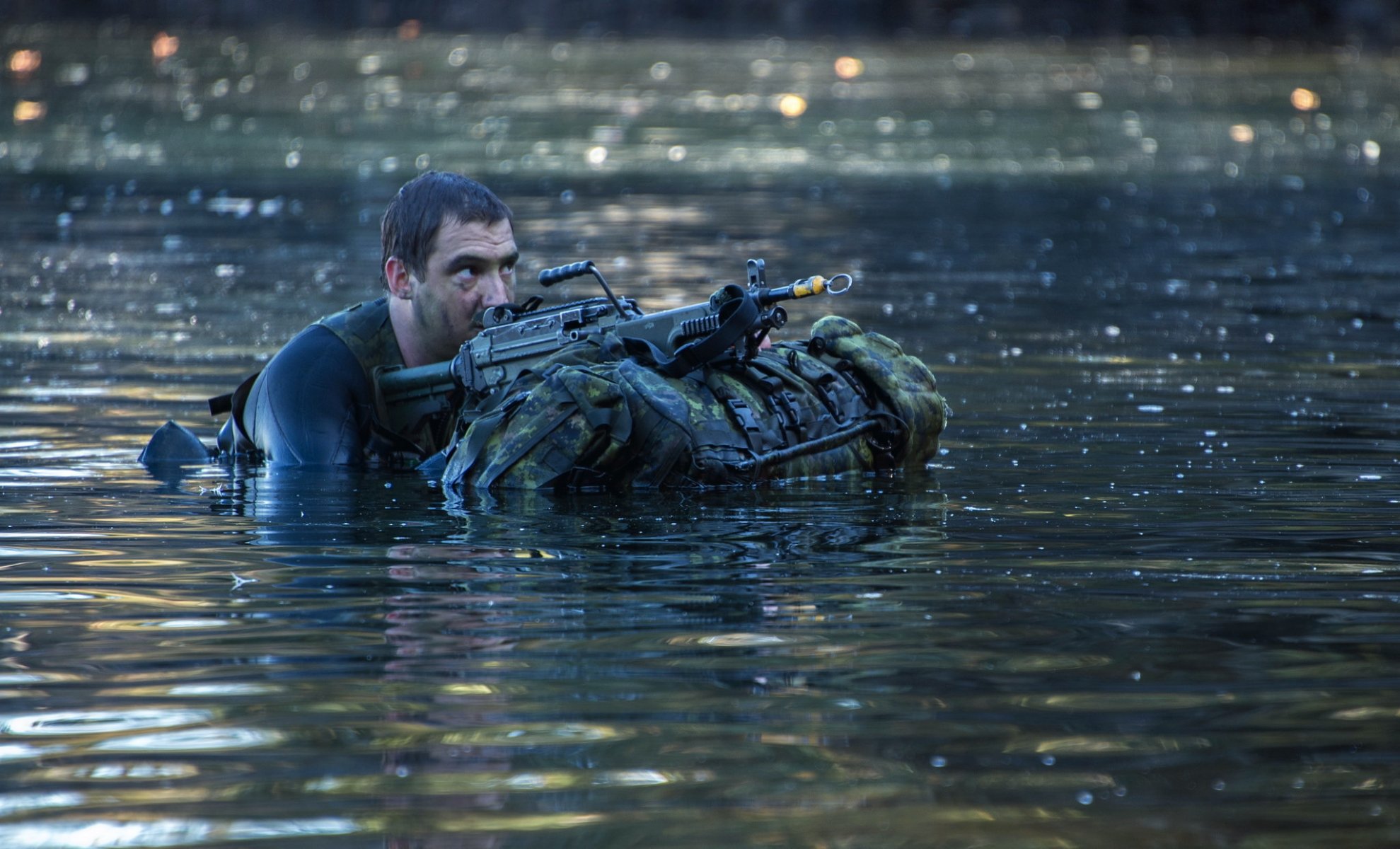 ejército canadiense exploradores soldado armas