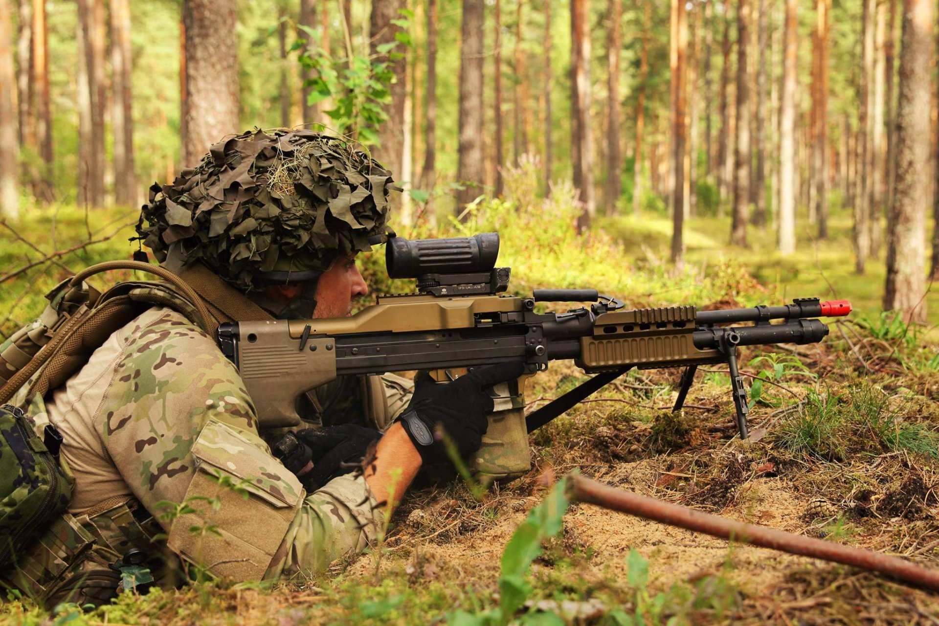 armée danoise soldat armes