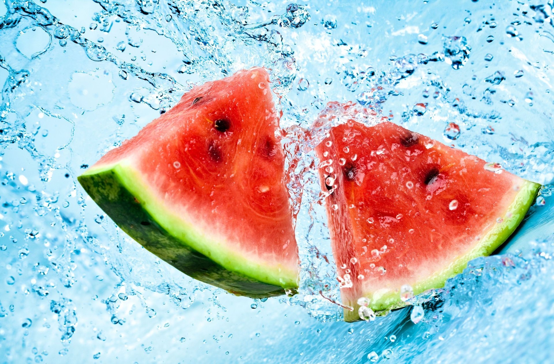 wassermelone essen blasen scheiben wasser hintergrund tapete