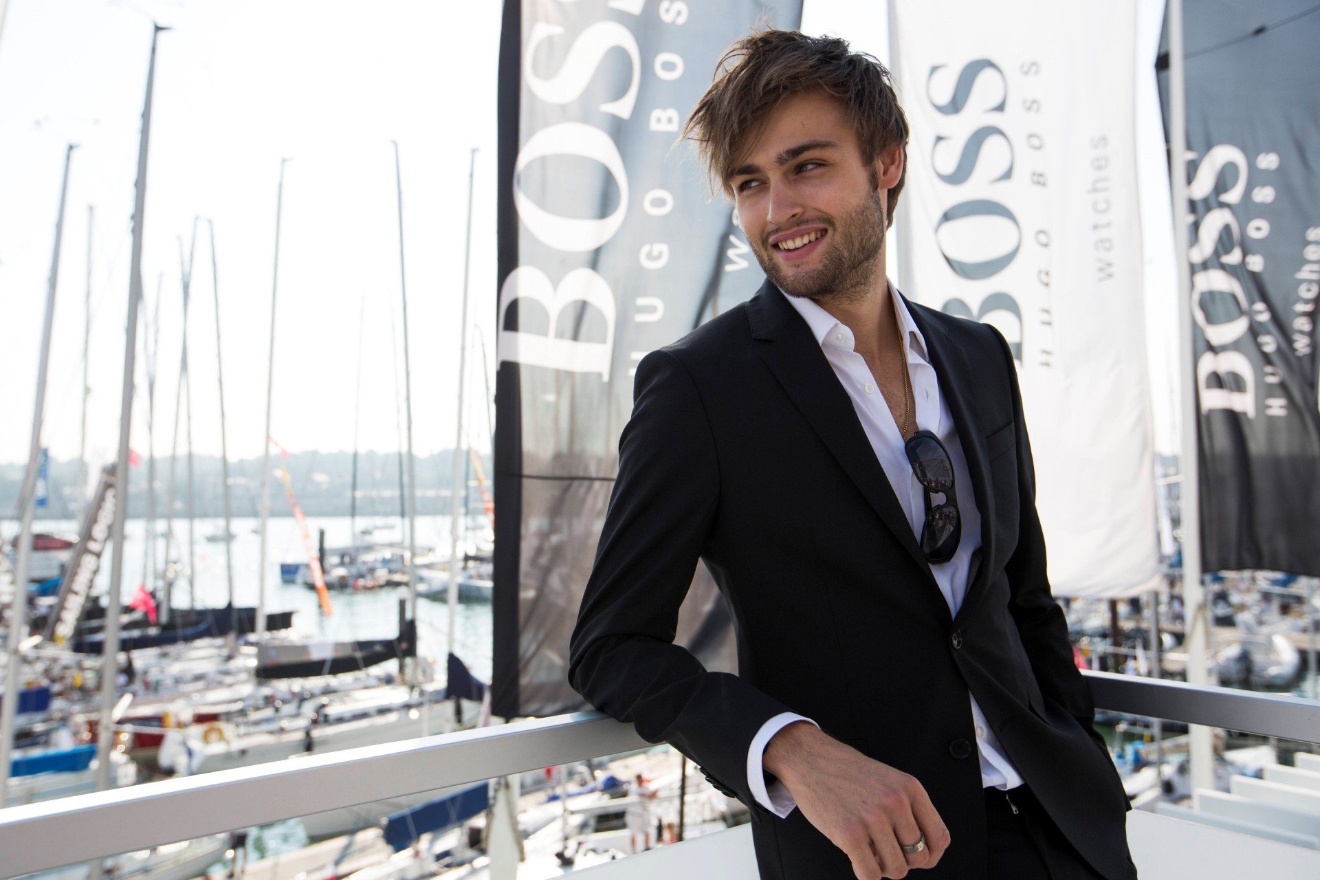 douglas booth actor jacket hugo bo