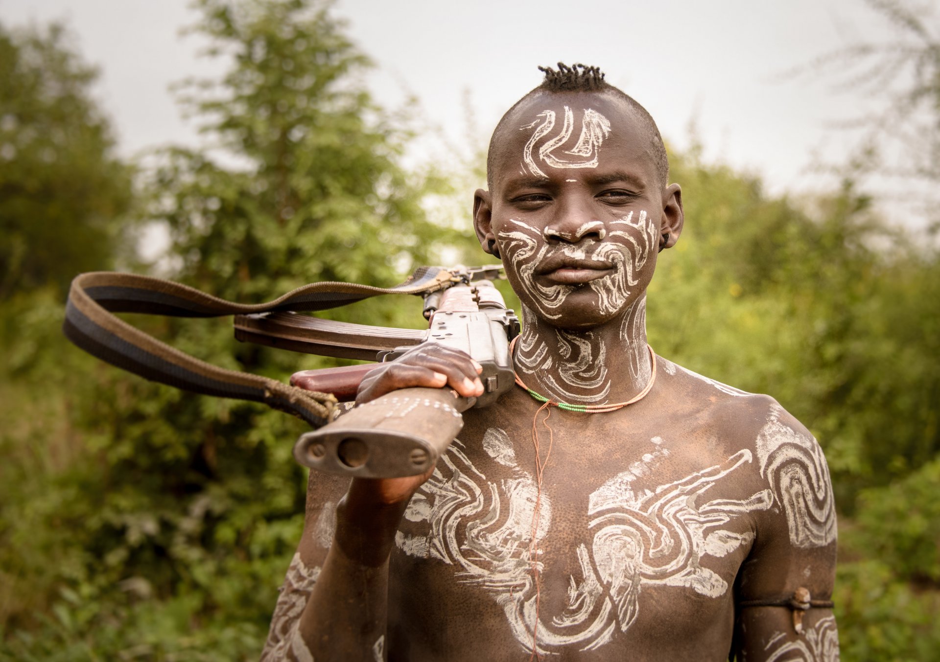 mursi guerrero omo wally etiopía