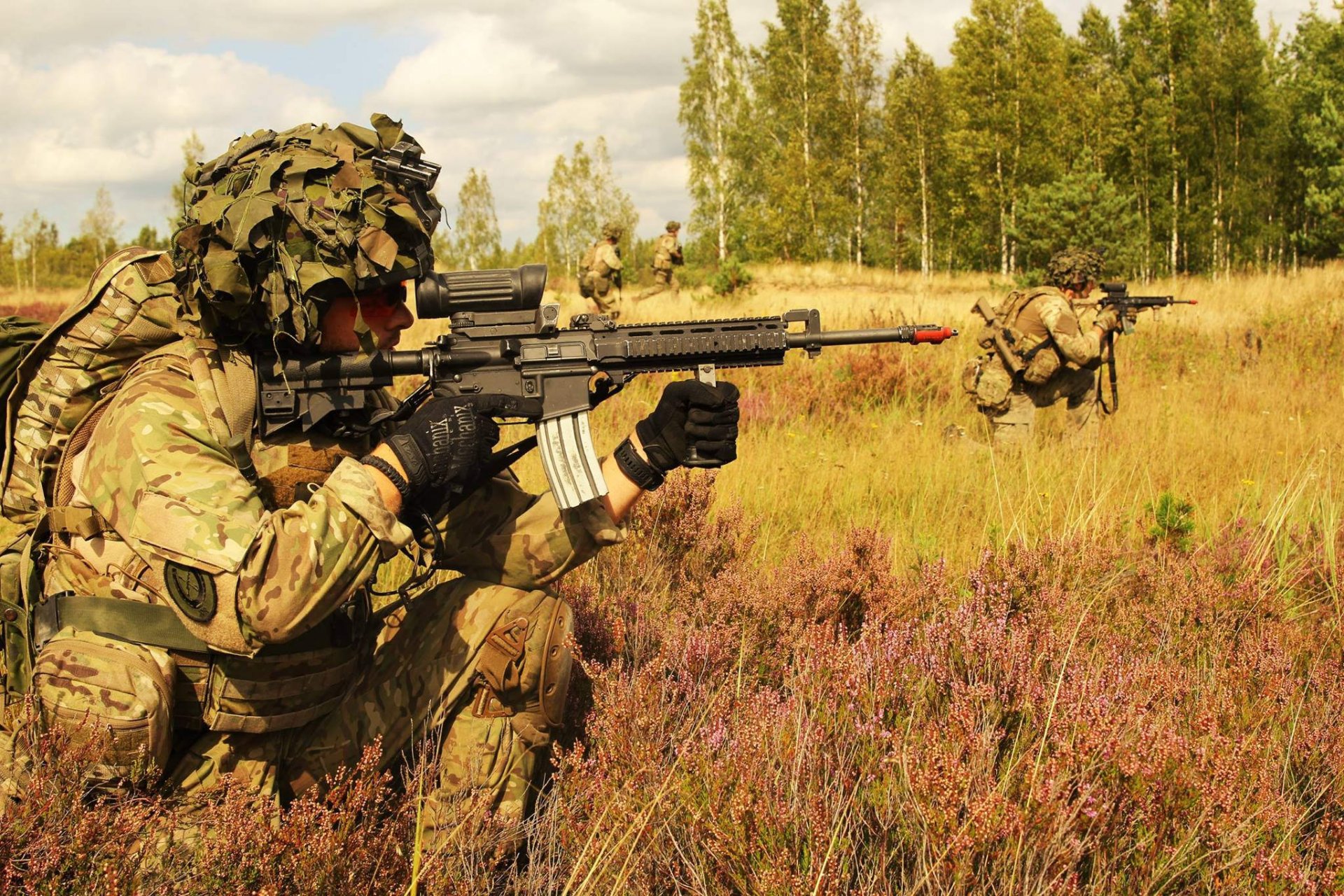 dänische armee soldat waffe