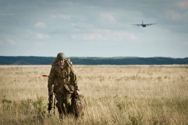 Retour des exercices d entraînement des soldats