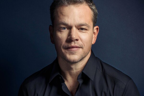 Schauspieler Matt Damon bei einem Fotoshooting für den Film Marsianer