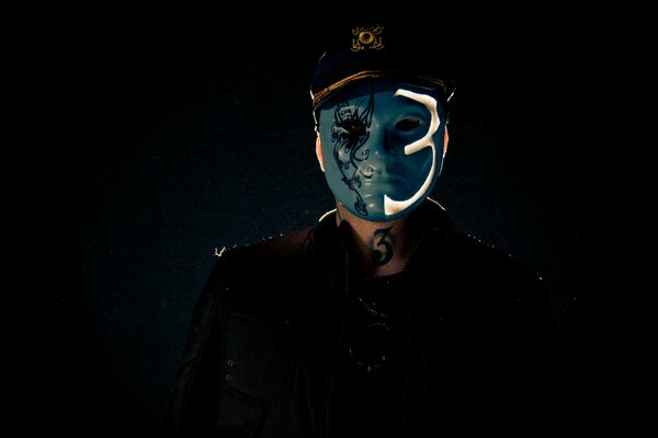 George Rezgan in a Mask from Johnny 3 Tears