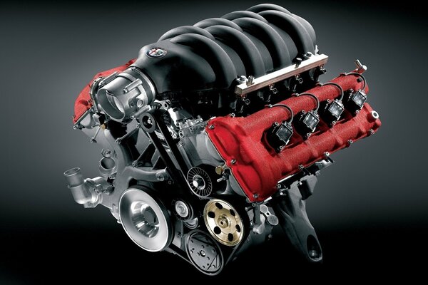 Image of Alfa Romeo car engine