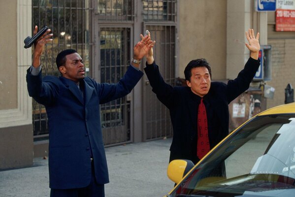 Ein Bild aus dem Film mit den Schauspielern Jackie Chan und Chris Tucker