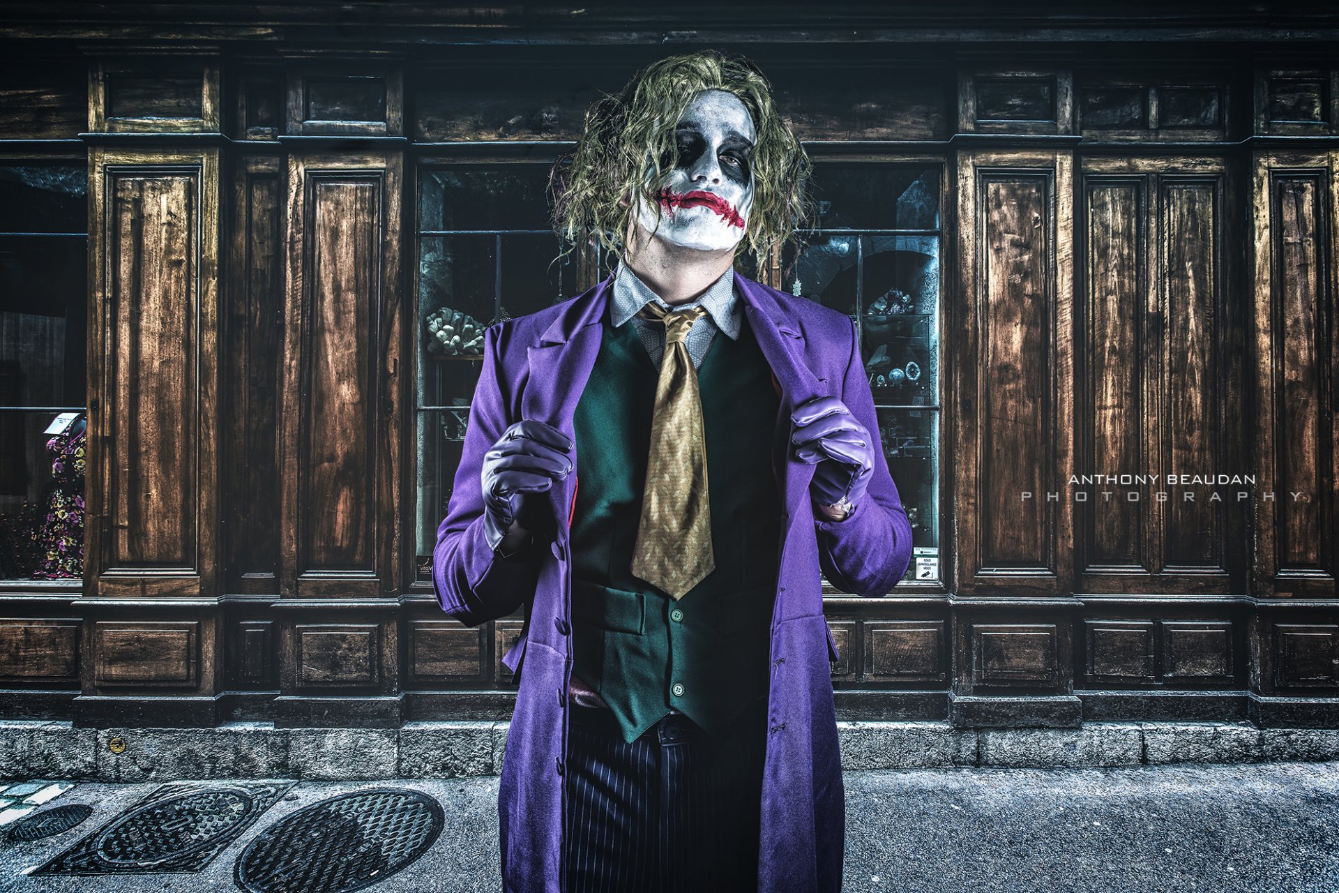 joker batman mroczny