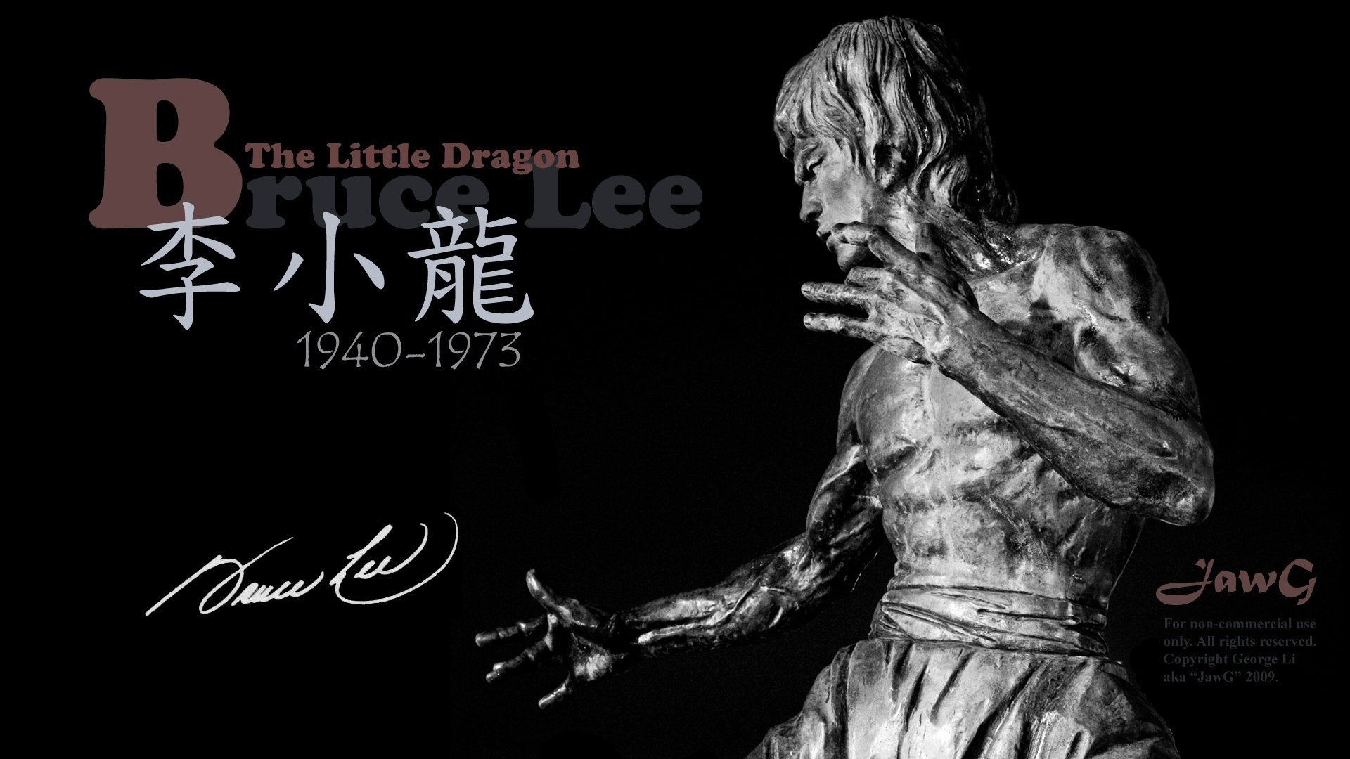 bruce lee bruce lee légende mémoire statue