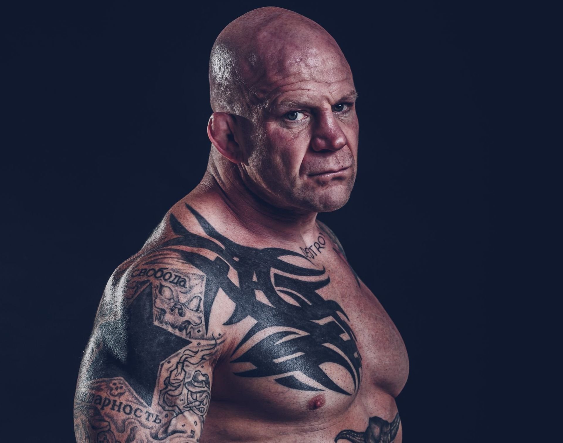 ufc monson combattente pupazzo di neve jeff monson tatuaggi tatuaggi muscoli strikeforce