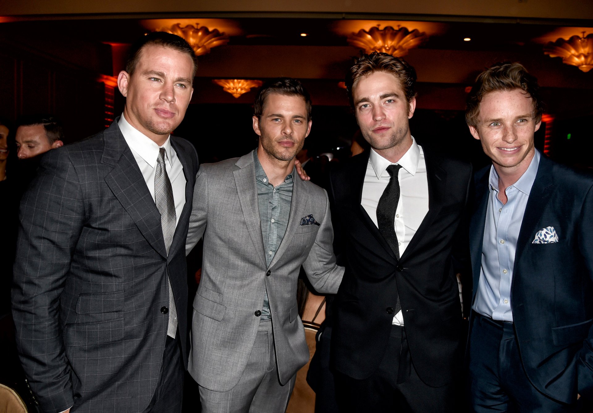 channing tatum james marsden robert pattinson eddie redmayne actores