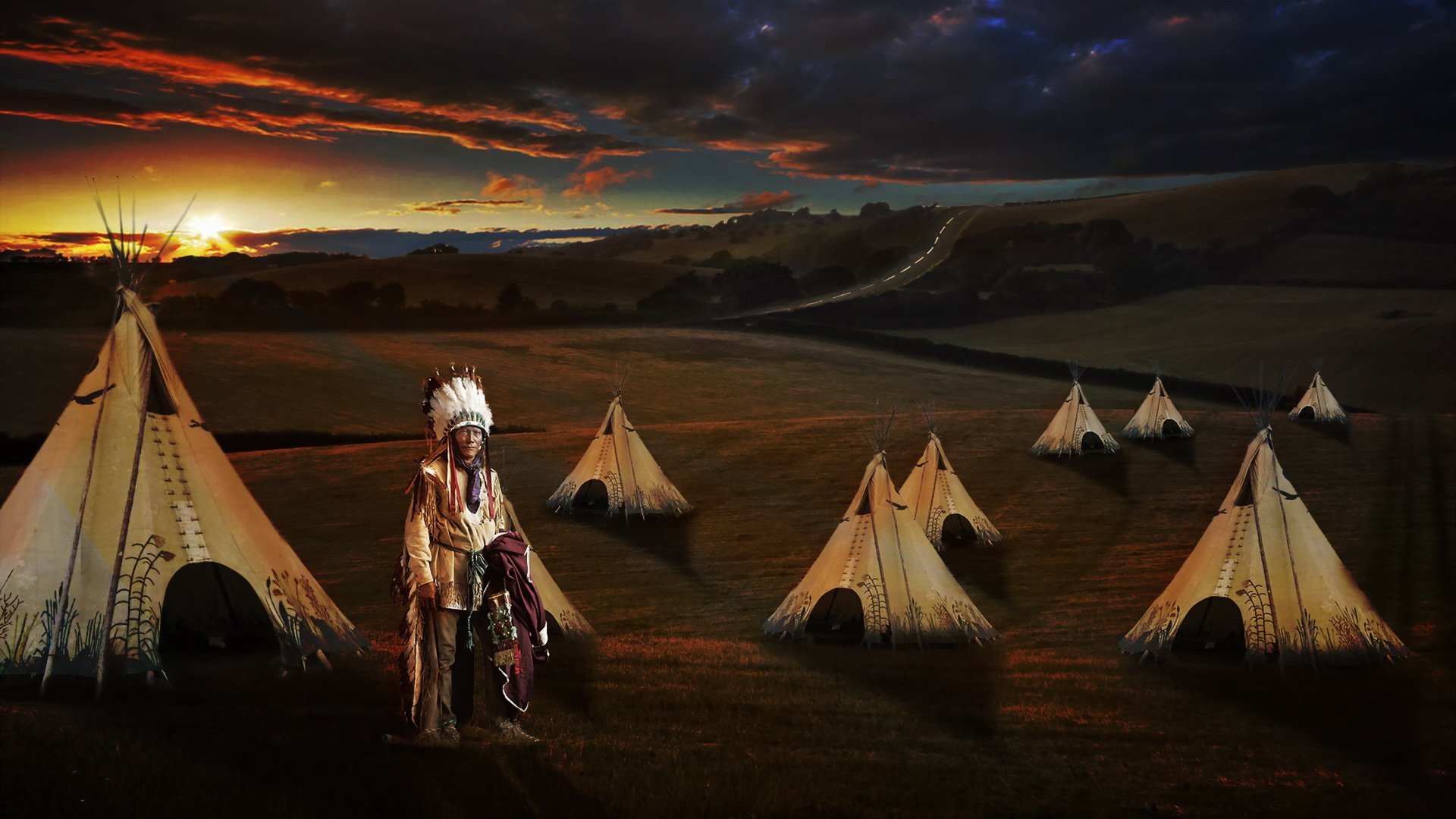 Жилище индейцев Северной Америки