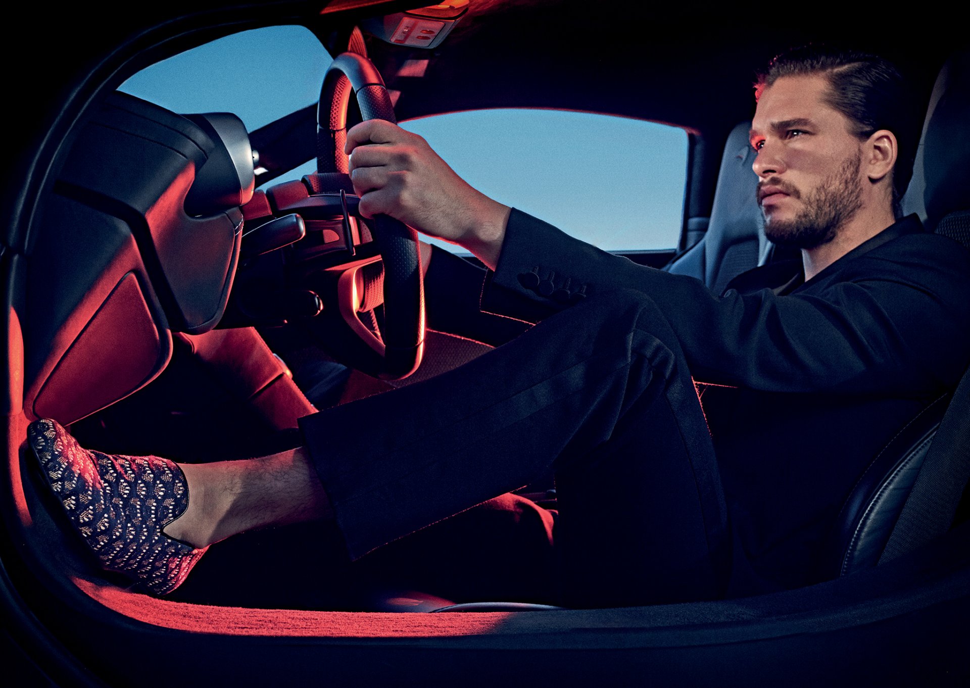 kit harrington kit harington servizio fotografico jimmy choo marca