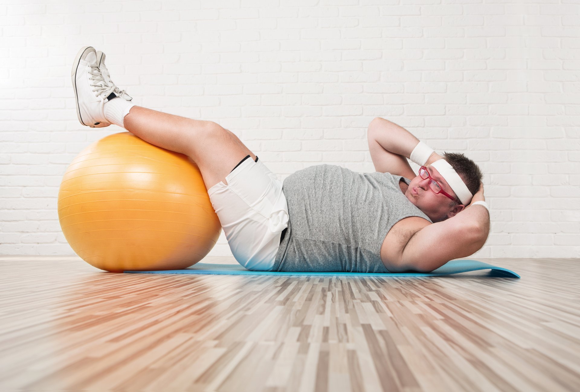 exercise ball fat